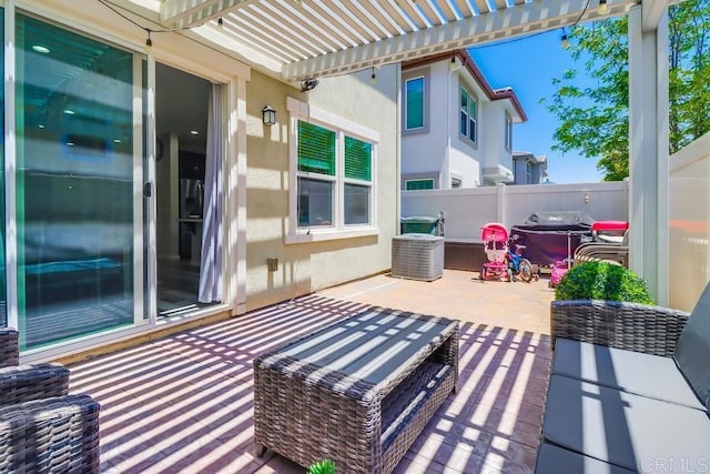 13217 Midnight Star Way, Lakeside, CA 92040 - view of patio featuring a pergola