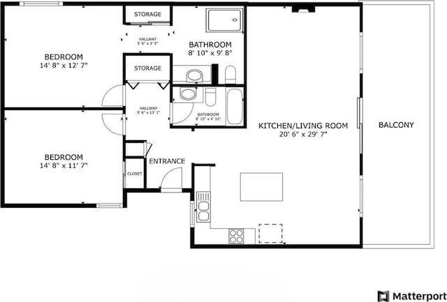 3413 Punta Alta Unit A, Laguna Woods, CA 92637 - home floor plan