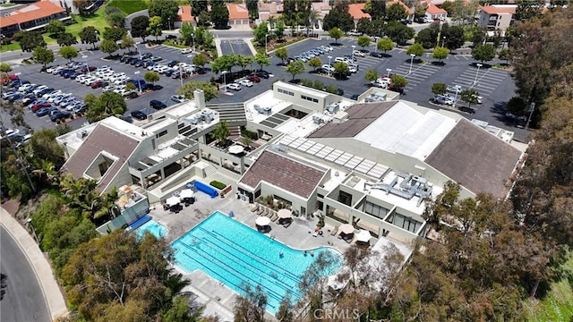 3413 Punta Alta Unit A, Laguna Woods, CA 92637 - bird's eye view of a pool area