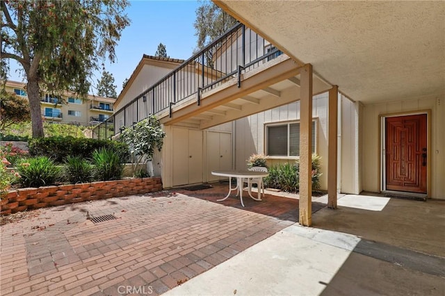 3413 Punta Alta Unit A, Laguna Woods, CA 92637 - view of patio / terrace featuring a balcony
