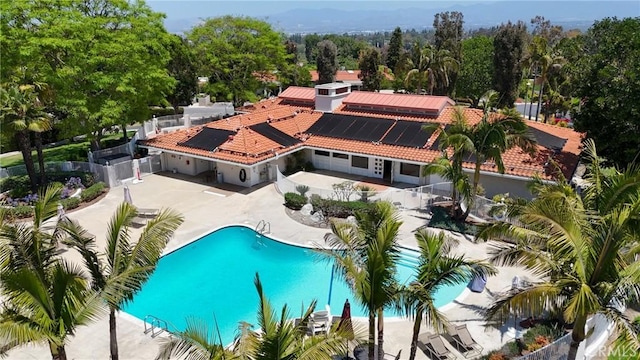 3413 Punta Alta Unit A, Laguna Woods, CA 92637 - view of pool featuring a fenced backyard and a patio area