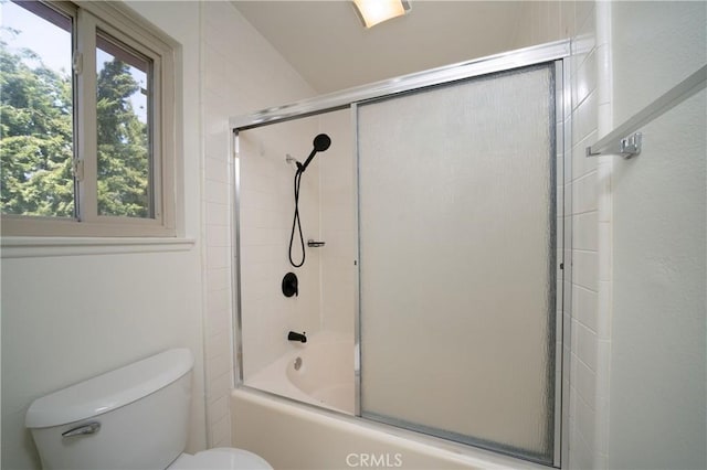 26611 Loma Verde, Mission Viejo, CA 92691 - full bath featuring toilet and shower / bath combination with glass door