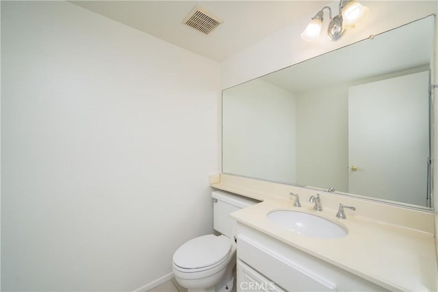 26611 Loma Verde, Mission Viejo, CA 92691 - half bathroom featuring vanity, toilet, and baseboards