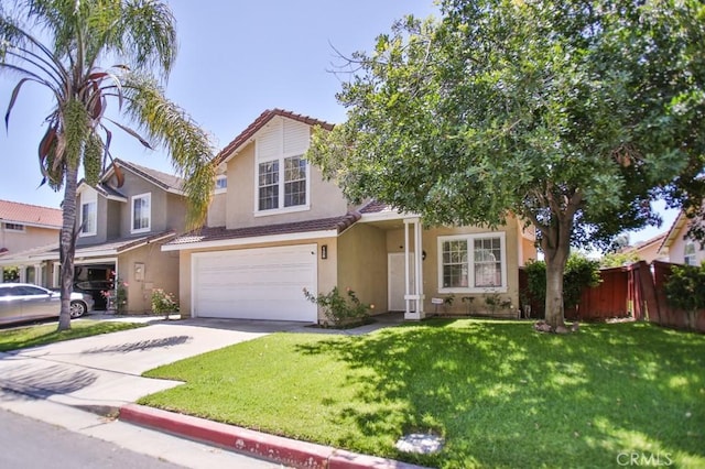 138 Greenhedge Ln, Pomona, CA 91766 - view of front of property featuring a garage, stucco siding, driveway, and a tile roof