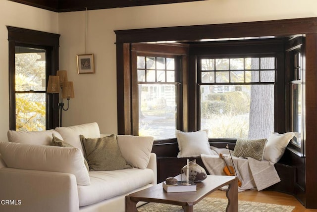 1813 Wayne Ave, South Pasadena, CA 91030 - living area with healthy amount of natural light and light wood-type flooring