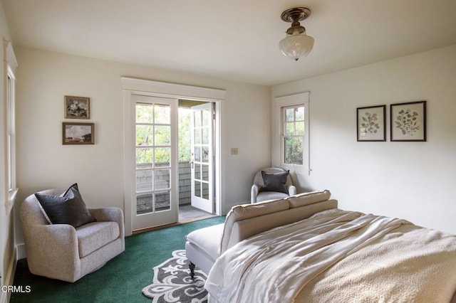 1813 Wayne Ave, South Pasadena, CA 91030 - bedroom with access to outside and carpet