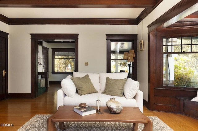 1813 Wayne Ave, South Pasadena, CA 91030 - living room with wood finished floors