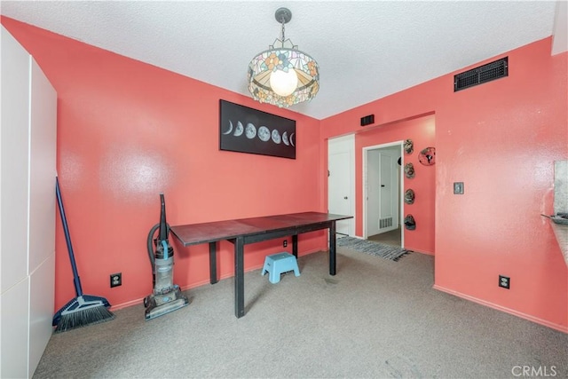 17915 Los Vasos St, Fountain Valley, CA 92708 - playroom featuring carpet floors, a textured ceiling, and baseboards