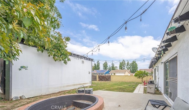 17915 Los Vasos St, Fountain Valley, CA 92708 - view of patio with a fire pit