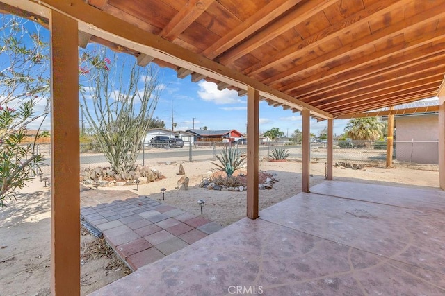 6365 Cahuilla Ave Unit 29, Palms, CA 92277 - fenced backyard with a patio