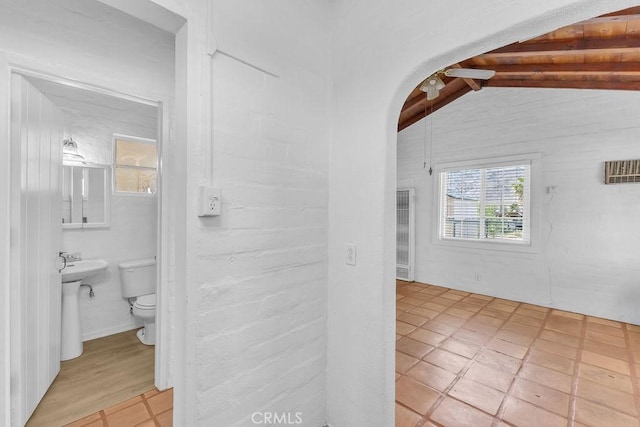 6365 Cahuilla Ave Unit 29, Palms, CA 92277 - corridor featuring light tile patterned flooring