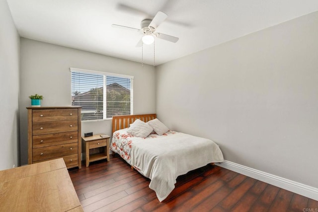 8550 Alexandria St, Riverside, CA 92508 - bedroom featuring wood finished floors, baseboards, and a ceiling fan