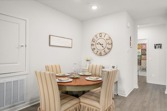 3001 Bravo Loop Unit 1, Chula Vista, CA 91915 - dining room featuring wood finished floors, baseboards, and recessed lighting
