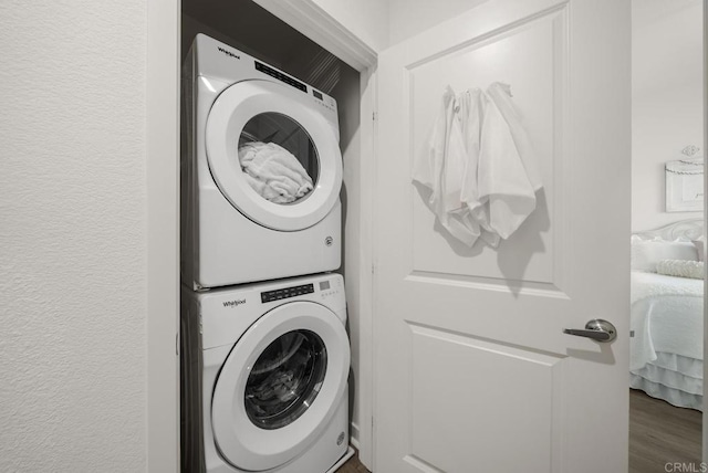 3001 Bravo Loop Unit 1, Chula Vista, CA 91915 - laundry area featuring stacked washer / drying machine