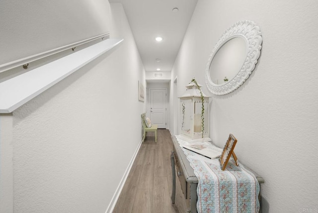 3001 Bravo Loop Unit 1, Chula Vista, CA 91915 - corridor featuring wood finished floors, recessed lighting, and baseboards