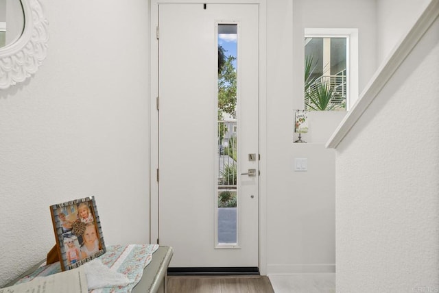 3001 Bravo Loop Unit 1, Chula Vista, CA 91915 - entryway with healthy amount of natural light and wood finished floors