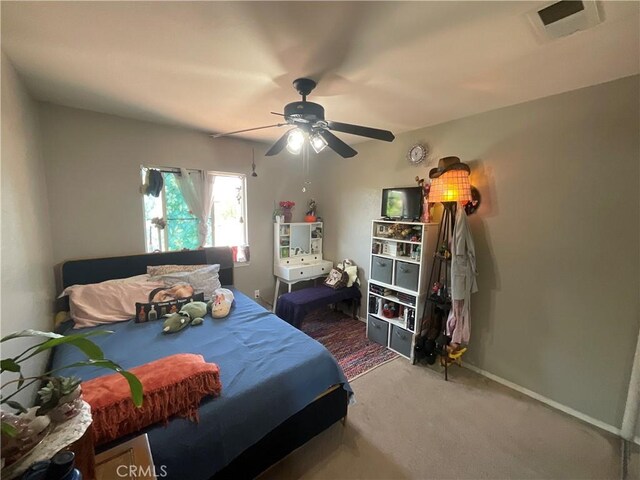 31728 Pompei Ln, Winchester, CA 92596 - bedroom featuring carpet flooring, baseboards, and a ceiling fan