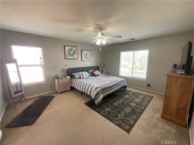 31728 Pompei Ln, Winchester, CA 92596 - bedroom featuring carpet flooring, baseboards, and ceiling fan