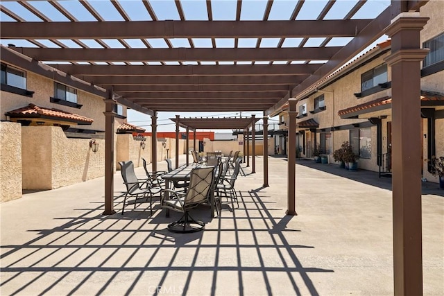 20310 Anza Ave Unit O, Torrance, CA 90503 - view of patio / terrace with a pergola and outdoor dining area