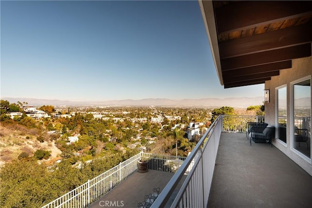 3721 Glenridge Dr, Sherman Oaks, CA 91423 - balcony with a mountain view