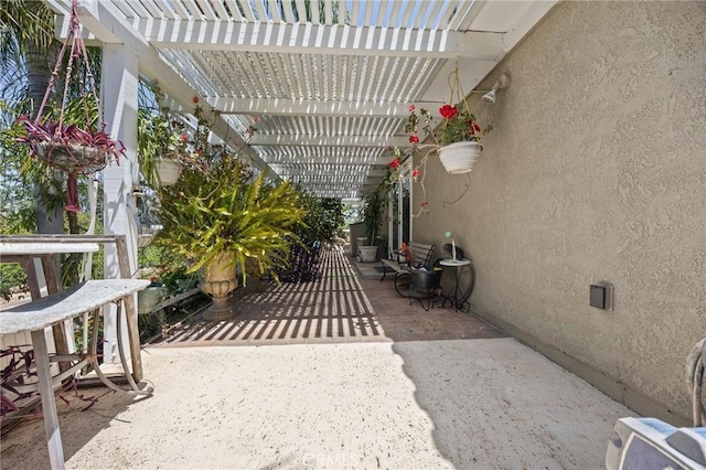 10750 Orchard View Ln, Riverside, CA 92503 - view of patio with a pergola