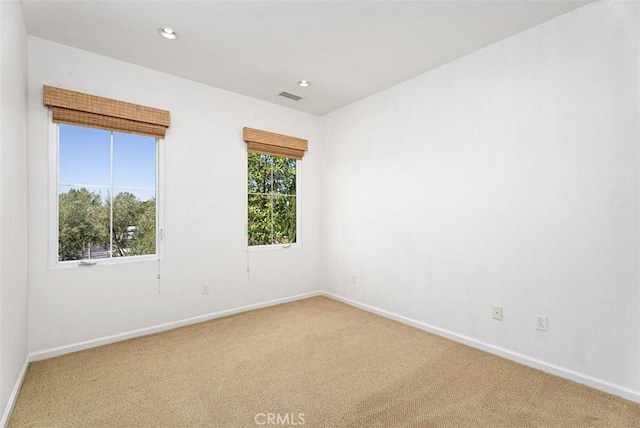 104 Working, Irvine, CA 92602 - carpeted spare room featuring baseboards and recessed lighting