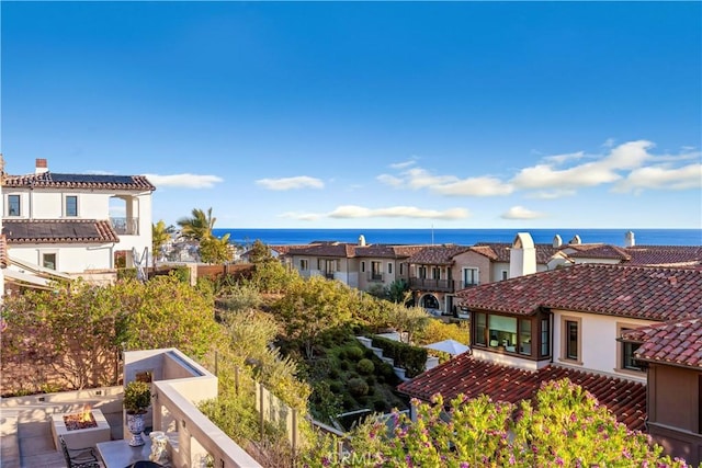 101 Via Almodovar, San Clemente, CA 92672 - water view featuring a fire pit