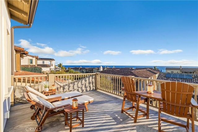 101 Via Almodovar, San Clemente, CA 92672 - wooden deck featuring a water view