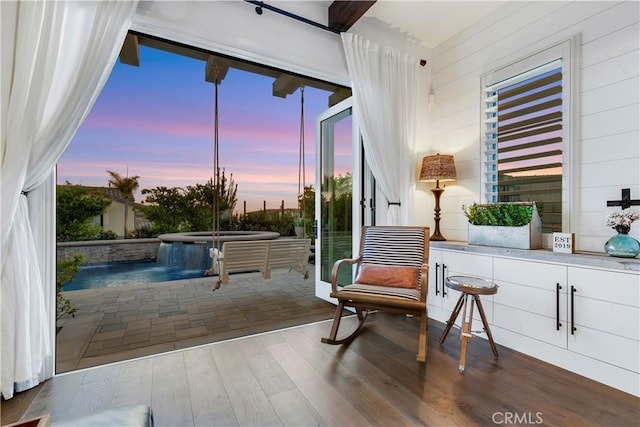 101 Via Almodovar, San Clemente, CA 92672 - sitting room with wood finished floors