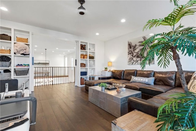101 Via Almodovar, San Clemente, CA 92672 - living room with wood finished floors and recessed lighting