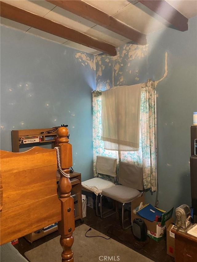 1713 W 165th St, Compton, CA 90220 - bedroom with beam ceiling