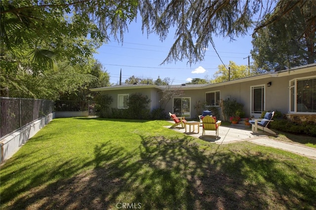 7235 Estepa Dr, Tujunga, CA 91042 - view of yard featuring a patio area