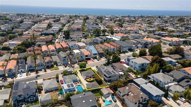 1108 Stanford Ave, Redondo Beach, CA 90278 - aerial perspective of suburban area with property parcel outlined
