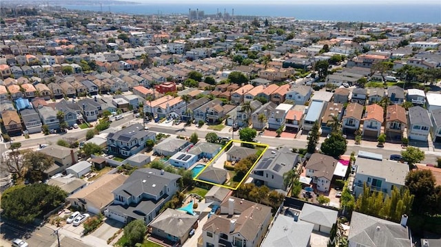1108 Stanford Ave, Redondo Beach, CA 90278 - aerial view of property's location with nearby suburban area and property parcel outlined