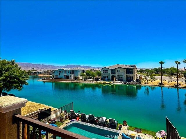 43228 Bacino Ct, Indio, CA 92203 - water view with mountains