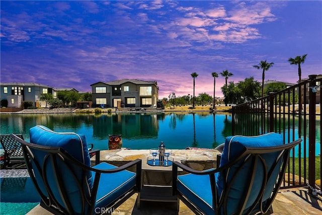 43228 Bacino Ct, Indio, CA 92203 - dock area with a water view