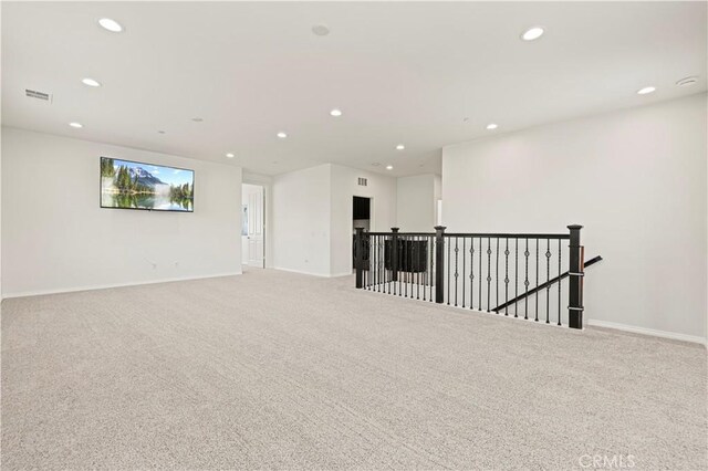 29015 Ridgecrest Ct, Valencia, CA 91354 - empty room featuring recessed lighting, light colored carpet, and baseboards