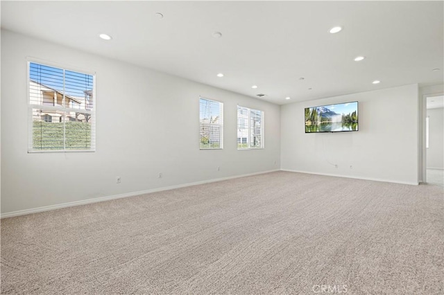 29015 Ridgecrest Ct, Valencia, CA 91354 - unfurnished room with recessed lighting, light carpet, and baseboards