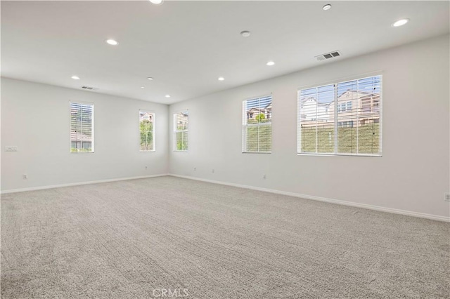 29015 Ridgecrest Ct, Valencia, CA 91354 - unfurnished room with recessed lighting, baseboards, and carpet floors
