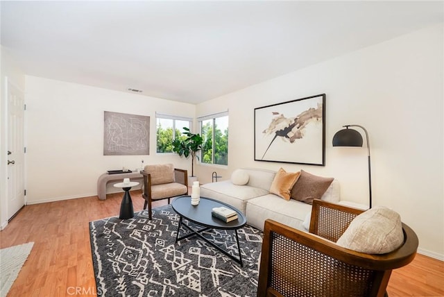 5631 Lake Park Way Unit 2, La Mesa, CA 91942 - living area with light wood-type flooring and baseboards