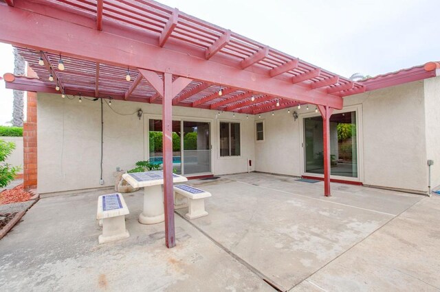 9336 Nalini Ct, Santee, CA 92071 - view of patio / terrace featuring a pergola