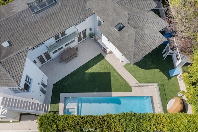 2104 Flournoy Rd, Manhattan Beach, CA 90266 - aerial view of property and surrounding area with a pool area