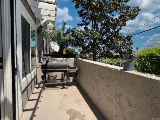 1466 15th St, Imperial Beach, CA 91932 - view of patio featuring a balcony and a grill