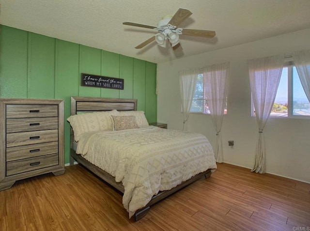 1466 15th St, Imperial Beach, CA 91932 - bedroom featuring wood finished floors and a ceiling fan