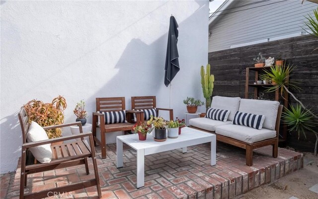 3440 Lemon Ave, Long Beach, CA 90807 - view of patio featuring an outdoor living space