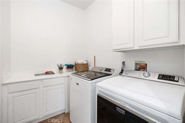44774 Pride Mountain St, Temecula, CA 92592 - laundry room with washing machine and clothes dryer and cabinet space