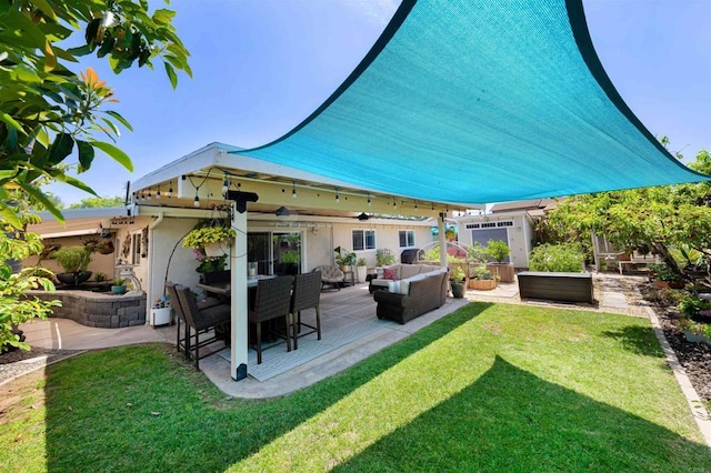 5680 Wendi St, La Mesa, CA 91942 - view of patio with an outdoor living space