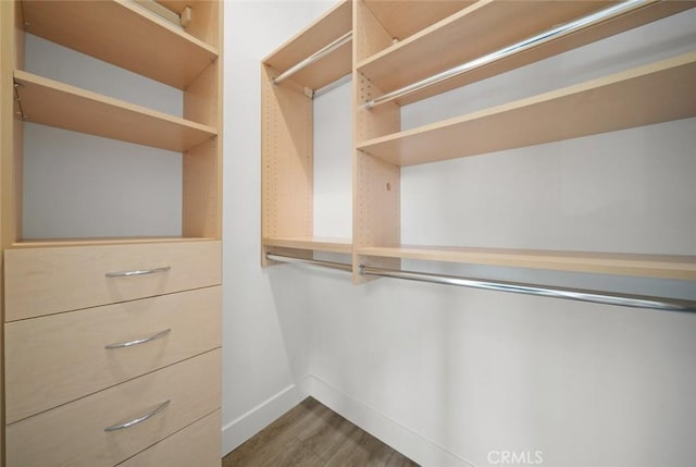 313 Myrtle Dr, Arroyo Grande, CA 93420 - spacious closet with dark wood-style floors