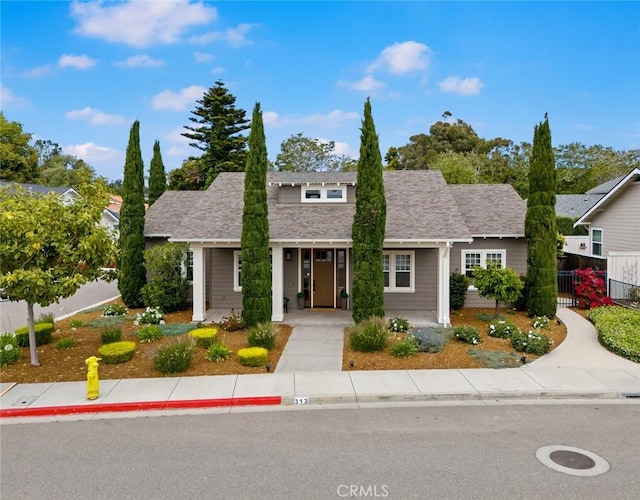313 Myrtle Dr, Arroyo Grande, CA 93420 - view of front of home with a porch and a shingled roof