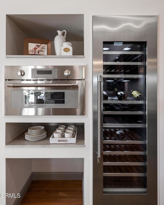 2384 E Orange Grove Blvd, Pasadena, CA 91104 - storage area featuring wine cooler